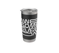 Increíble actitud positiva todos los días Vaso térmico de acero inoxidable de doble pared