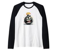 Increíble Aspecto de Bomba para Amantes de Las Armas nucleares y bombarderos Camiseta Manga Raglan