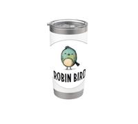 Increíble aspecto de pájaro para los amantes de las plumas y las alas Vaso térmico de acero inoxidable de doble pared