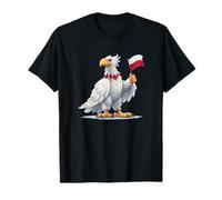 Increíble Ave rapaz en Polonia Colores Camiseta