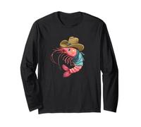 Increíble camarón en Vaquero Busca Amantes del Salvaje Oeste Manga Larga