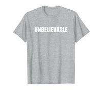 Increíble Camiseta, Hombre, Gris Jaspeado, XL
