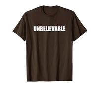Increíble Camiseta, Hombre, Marrón, L