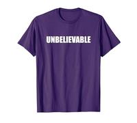 Increíble Camiseta, Hombre, Morado, M