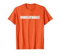 Increíble Camiseta, Hombre, Naranja, S