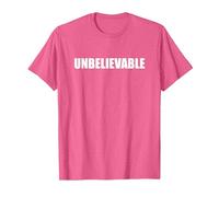 Increíble Camiseta, Hombre, Rosa Jaspeado, M