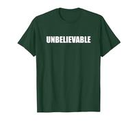 Increíble Camiseta, Hombre, Verde Bosque, XXL