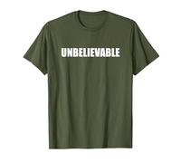 Increíble Camiseta, Hombre, Verde Oliva, L