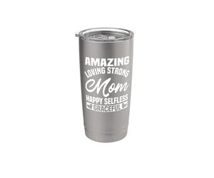 Increíble cita de agradecimiento para mamá amorosa Día de la Madre Vaso térmico de acero inoxidable de doble pared