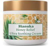 Increíble crema hidratante de miel de Manuka de aloe vera para cara y cuerpo, suave, eficaz y calmante para todo tipo de piel y condiciones, para mujeres, hombres, niños y bebés, por Green Leaf