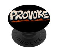 Increíble Disfraz de discurso de provocación para Amantes del Estilo de Dibujos Animados PopSockets PopGrip Adhesivo