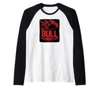 Increíble disfraz de lucha de toros para los amantes de los toros y matadores Camiseta Manga Raglan