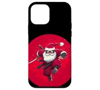 Increíble Disfraz de Papá Noel Samurai para Navidad Ninjas Carcasa para iPhone 12 Mini