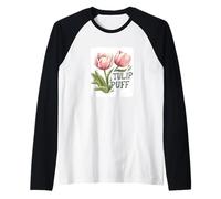 Increíble Disfraz de Planta de tulipán para los Amantes de Las Flores y los Tulipanes Camiseta Manga Raglan