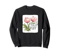 Increíble Disfraz de Planta de tulipán para los Amantes de Las Flores y los Tulipanes Sudadera