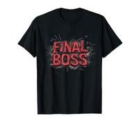 Increíble Emblema de Jefe Final para Amantes del Habla Camiseta
