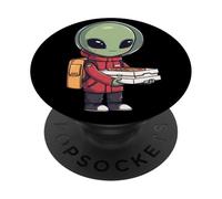 Increíble Entrega de Pizza en el Espacio Busca Amantes alienígenas PopSockets PopGrip Adhesivo