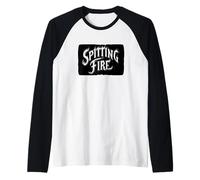 Increíble escupir Fuego Busca Amantes de Las Llamas Camiseta Manga Raglan