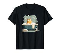 Increíble gráfico de Gato bañador para Adultos y niños Camiseta