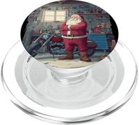 Increíble Look de Taller Americano en Estilo navideño con Bicicleta PopSockets PopGrip para MagSafe