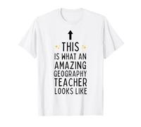 Increíble Profesor de geografía Parece un Papá Noel Secreto Camiseta