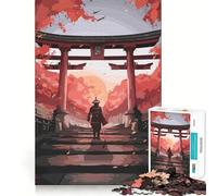 Increíble Rompecabezas de Puerta Torii de 1000 Piezas Juego cognitivo Divertido con Estructura de Encaje preciso Actividad para Fortalecer los Lazos Familiares (50x75cm)