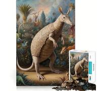 Increíble Rompecabezas de Safari de Armadillos para Adultos,1000 Piezas,Juego de Memoria Mental,Corte de Alta precisión,Manualidades,Tiempo de Tranquilidad,Ejercicio Mental en casa (50x75cm)