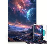 Increíble Rompecabezas Espacial para Adultos,1000 Piezas,para desarrollar la Memoria,Ajuste Estable,sin Piezas Que se muevan,Compacto,Ideal para Jugar en Familia (38x26cm)