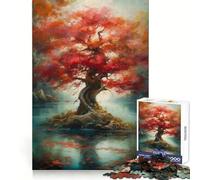 Increíble Rompecabezas Gigante de 1000 Piezas con Forma de árbol para Adultos Ideal para ejercitar la Mente, Disfrutar de Momentos tranquilos, con Bordes Suaves y un Regalo entrañable (38x52cm)