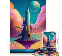 Increíble Rompecabezas Rocket The Sea de 1000 Piezas para Adolescentes Mejora la Memoria Tiempo Libre Divertido Corte de Calidad Elegante (38x26cm)