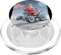 Increíble vehículo Espacial para los Amantes de Navidad y Santa Claus PopSockets PopGrip para MagSafe