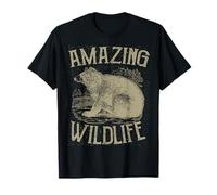 Increíble Vida Silvestre Oso Naturaleza Amantes Bosque Camiseta