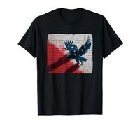 Increíbles Colores de águila para Amantes de los gráficos patrióticos Camiseta