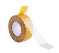 INCREWAY 1 paquete de cinta de tela de doble cara, cinta adhesiva fuerte de 20 m con respaldo de malla reforzada para alfombras, ropa, manualidades, montaje en casa (transparente)