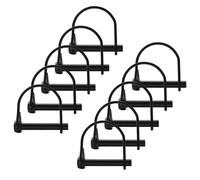 INCREWAY 10 pasadores de bloqueo de alambre, pasador de bloqueo de eje de acero al carbono de 5/16 pulgadas, pasador de acoplamiento de seguridad, pasador de bloqueo de alambre redondo para granja,