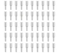 INCREWAY 36 clavijas plateadas de soporte para gabinete, pasadores de metal de 3 mm, pasadores de soporte de estante pequeños para armarios, estanterías, estantes y armarios