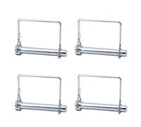 INCREWAY 4 pcs Pin de Bloqueo de Alambre, 10 mm (3/8") Pasador de Bloqueo Del Eje Cuadrado Bucle Pin de Toma de Fuerza Pin de Enganche de Acoplamiento de Seguridad
