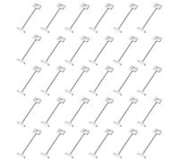 INCREWAY Agujas de acero de repuesto en T, 200 agujas de acero de repuesto en forma de T de 1,5 mm para pared de piso