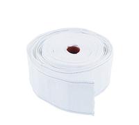 INCREWAY Cinta de cortina de poliéster blanco, 10 m, para dormitorio, baño, oficina