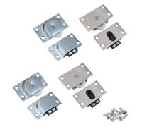 INCREWAY Juego de 4 ruedas deslizantes para muebles, armarios, ventanas, puertas correderas, accesorios de hardware (rueda única de nailon)