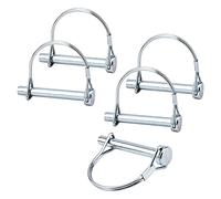 INCREWAY Pin de bloqueo de alambre, 5 unidades de 8 mm x 60 mm de acero al carbono con pasador de bloqueo de alambre cuadrado para pista de granja césped