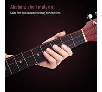 Incrustación de Diapasón de Guitarra, Incrustación de Diapasón, Hermosa para Decorar Diapasón de Guitarra Banjo Mandolina Ukelele (12 piezas vendidas)