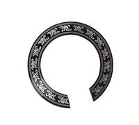 Incrustación De Roseta Con Orificio De Sonido Circular De PVC Duro Para Guitarras Acústicas De 38 Y 39 Pulgadas, Calcomanía Que Hace Que Tu Guitarra Sea Más Hermosa Piezas de accesorios para guitarra