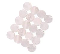 Incrustaciones de Diapasón Marcadores de Puntos Incrustaciones de Diapasón, de Puntos Concha de Perla Blanca para Guitarra Ukelele Bajo Mandolina Banjo Decoración