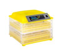 incubato Incubadora De Huevos Aparato Incubador IN-112DDI (30-39,5 °C, hasta 112 Huevos, Ovoscopio Integrado, Totalmente automática)