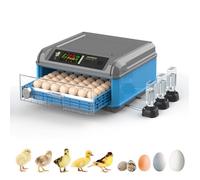 Incubadora automática de huevos con control de temperatura y visión de 360 grados para incubar pollos, patos, gansos, codornices - Esencial para la avicultura