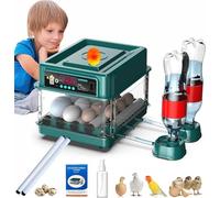 Incubadora automática de huevos de 24 a 60 huevos, incubadora inteligente automática for incubar huevos, máquina for incubar aves de corral, pollos, patos, gansos, codornices y palomas.