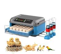 Incubadora Automática De Huevos For Pollo Pato Codorniz Nacedora De Aves Corral Completamente Automática Con Control De Humedad Temperatura De Giro Automático Pantalla LED For Granja(30)