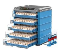 Incubadora automática de pollitos, 156-500 huevos, incubadora inteligente con control de temperatura y volteador de huevos, incubadoras de pollos de gran capacidad, para incubar pollos, ganso, pato