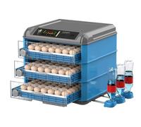 Incubadora automática de pollitos, 156-500 huevos, incubadora inteligente con control de temperatura y volteador de huevos, incubadoras de pollos de gran capacidad, para incubar pollos, ganso, pato